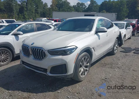 2020 BMW X6 Sdrive40I z USA, uszkodzony, nr VIN 5UXCY4C04L9B62773